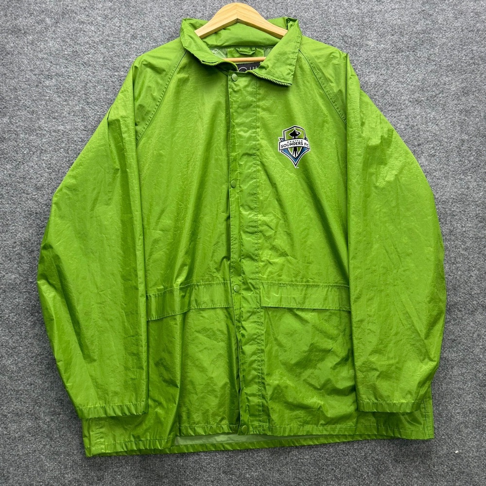 G-III Sports Jacket Men's XXL Seattle Sounders FC Green Windbreaker Soccer Top